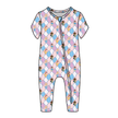 Princess Dreams - Dandelion Short Sleeve Sleeper Bamboo - PRE ORDER