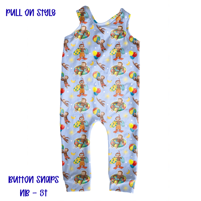 Monkey Around Oakley Overalls Knit - PRE ORDER