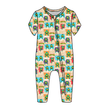 Turtle Dreams - Dandelion Short Sleeve Sleeper Bamboo - PRE ORDER