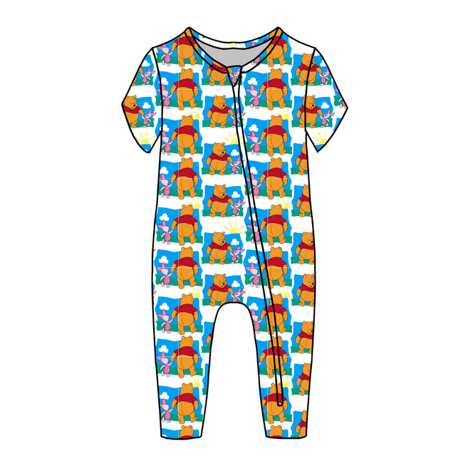Best Friends  - Dandelion Short Sleeve Sleeper Bamboo - PRE ORDER