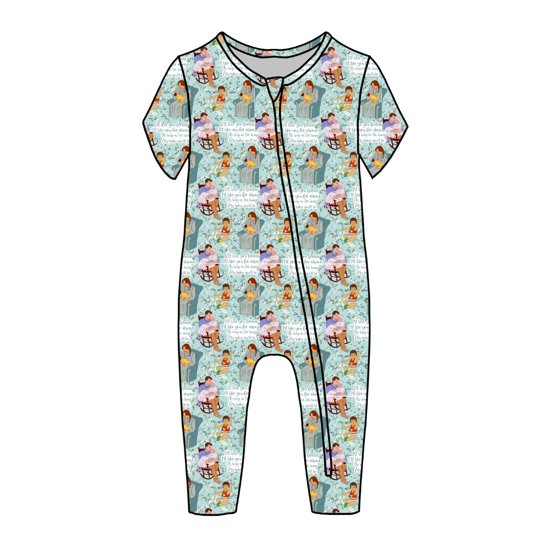 Forever - Dandelion Short Sleeve Sleeper Bamboo - PRE ORDER
