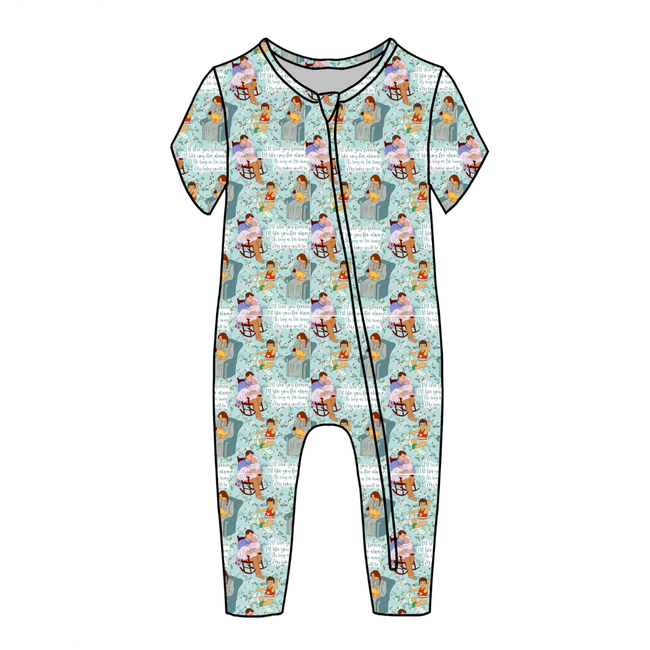 Forever - Dandelion Short Sleeve Sleeper Bamboo - PRE ORDER