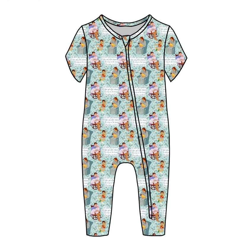 Forever - Dandelion Short Sleeve Sleeper Bamboo - PRE ORDER