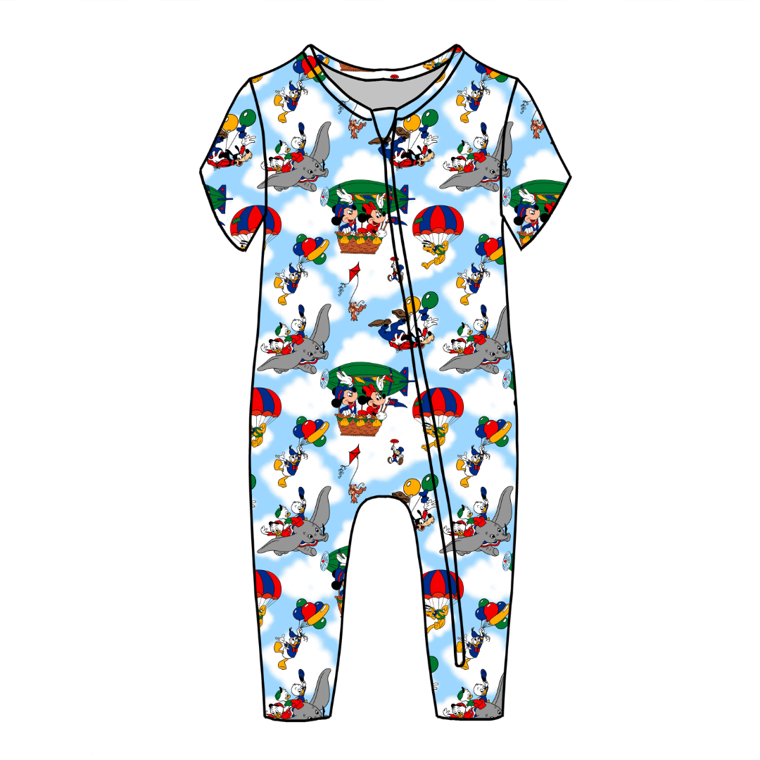 Blimp - Dandelion Short Sleeve Sleeper Bamboo - PRE ORDER