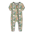 Golden - Dandelion Short Sleeve Sleeper Bamboo - PRE ORDER