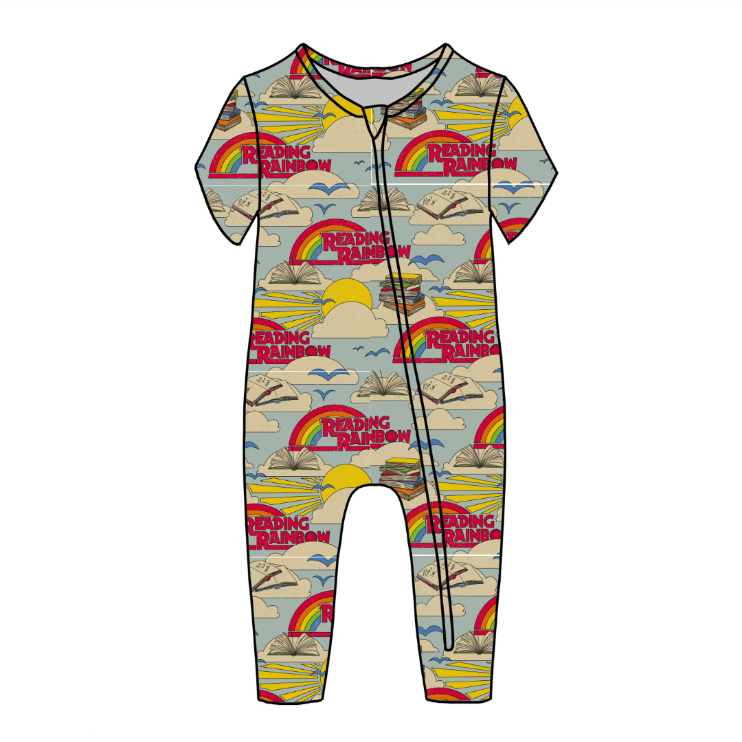 Reading - Dandelion Short Sleeve Sleeper Bamboo - PRE ORDER