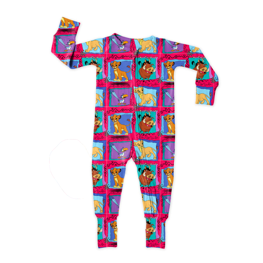 Safari Dreams - Dreamland Long Sleeve Sleeper Bamboo - PRE ORDER