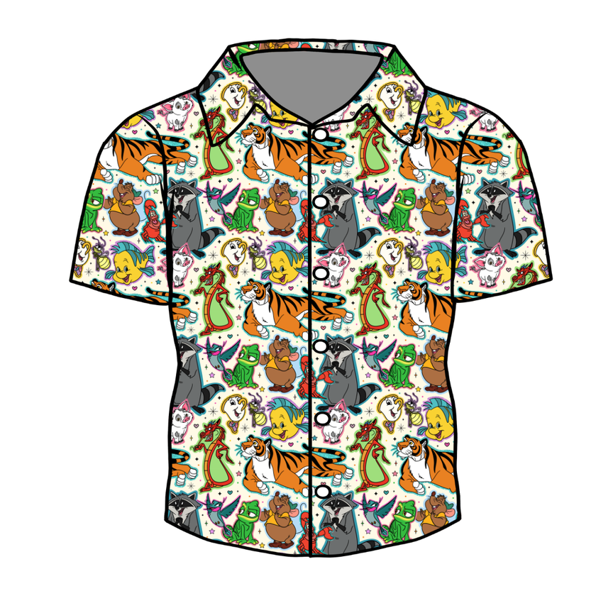 Sidekicks Dapper Short Sleeve Button Bamboo Shirt - PRE ORDER