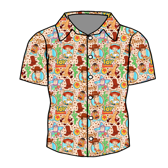 Howdy Partner Dapper Short Sleeve Button Bamboo Shirt - PRE ORDER