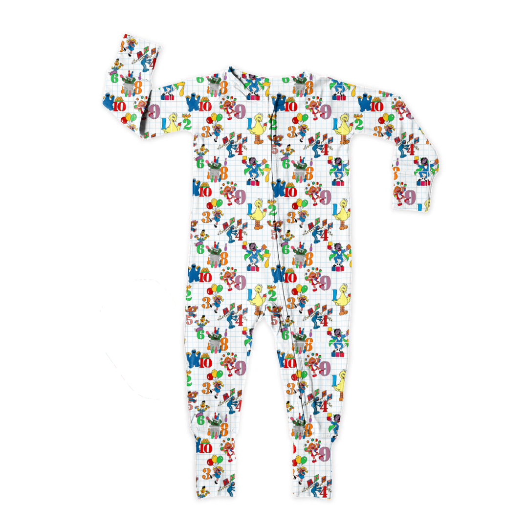 Number Street - Dreamland Long Sleeve Sleeper Bamboo - PRE ORDER