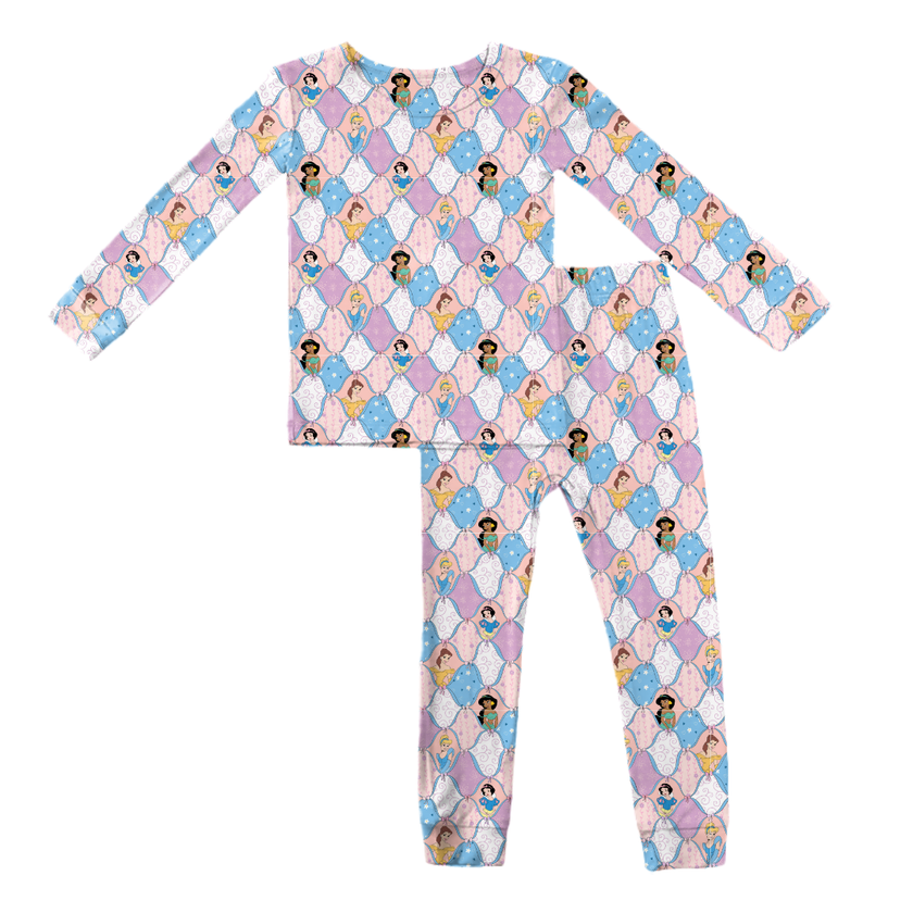 Princess Dreams - Slumber Bamboo Long Sleeve Pants Set - PRE ORDER