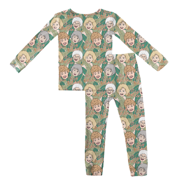 Golden - Slumber Bamboo Long Sleeve Pants Set - PRE ORDER