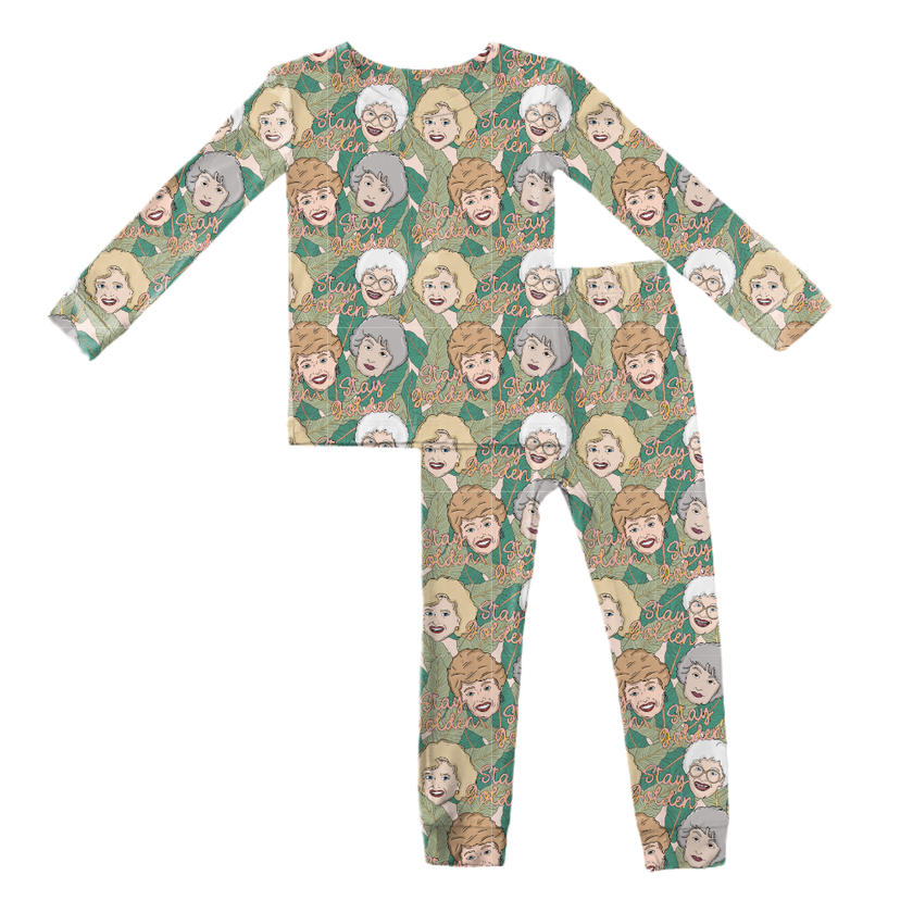 Golden - Slumber Bamboo Long Sleeve Pants Set - PRE ORDER