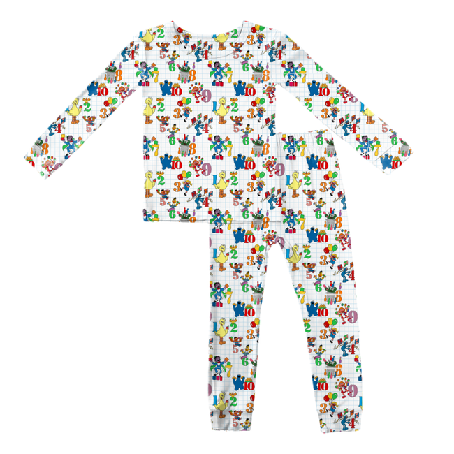 Number Street - Slumber Bamboo Long Sleeve Pants Set - PRE ORDER