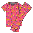 Angelic - Cozy Bamboo Short Sleeve Pants Set - PRE ORDER
