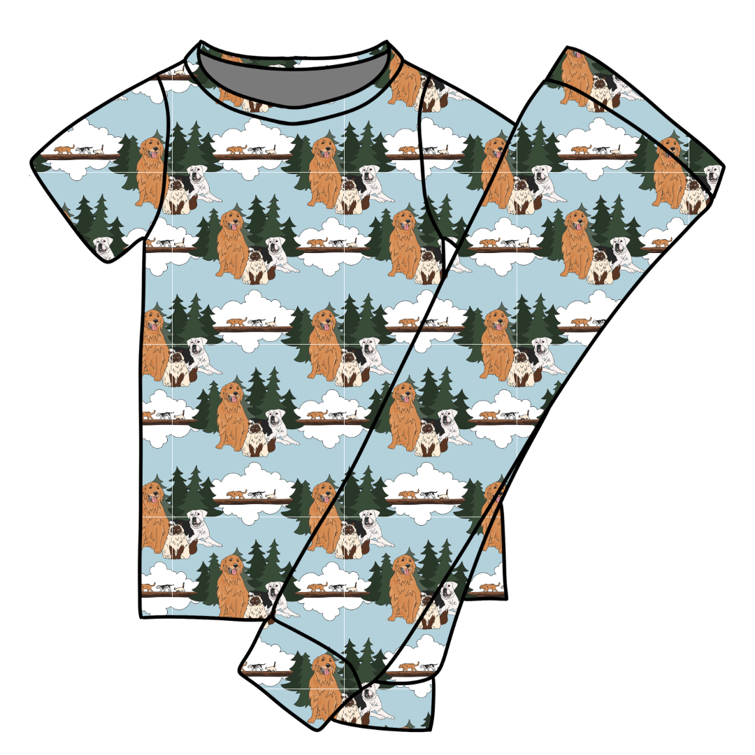Homeward - Cozy Bamboo Short Sleeve Pants Set - PRE ORDER