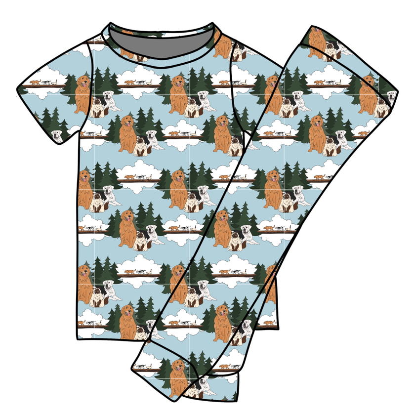 Homeward - Cozy Bamboo Short Sleeve Pants Set - PRE ORDER