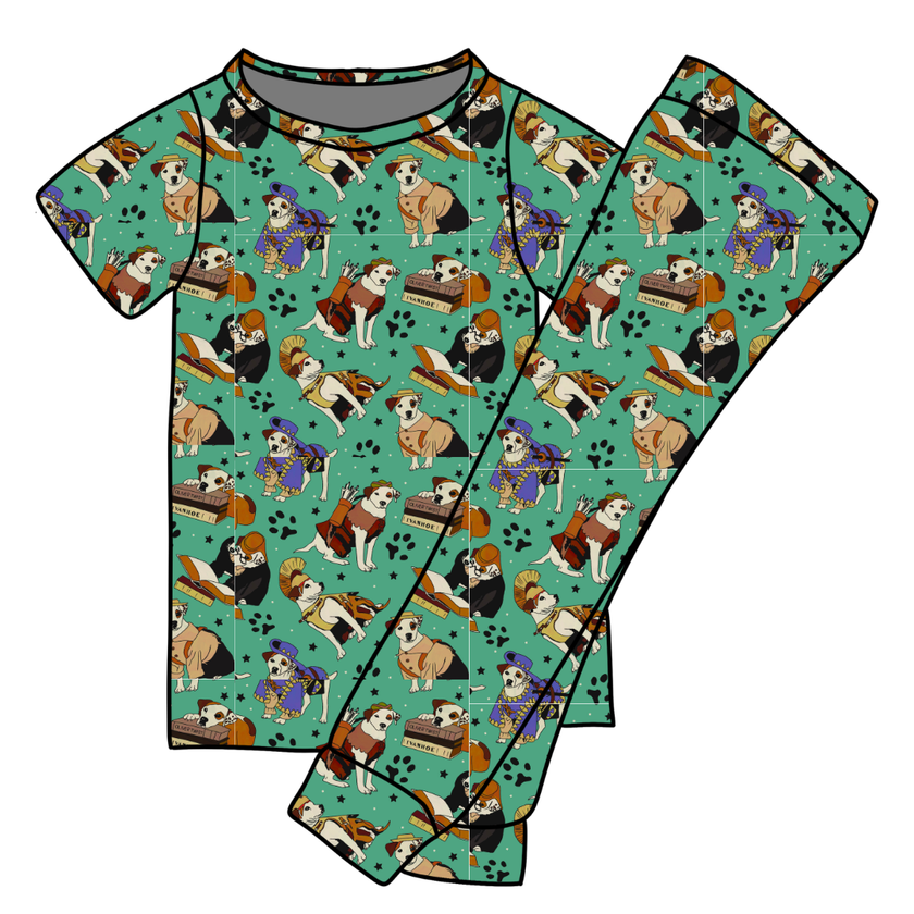 Wishbone - Cozy Bamboo Short Sleeve Pants Set - PRE ORDER