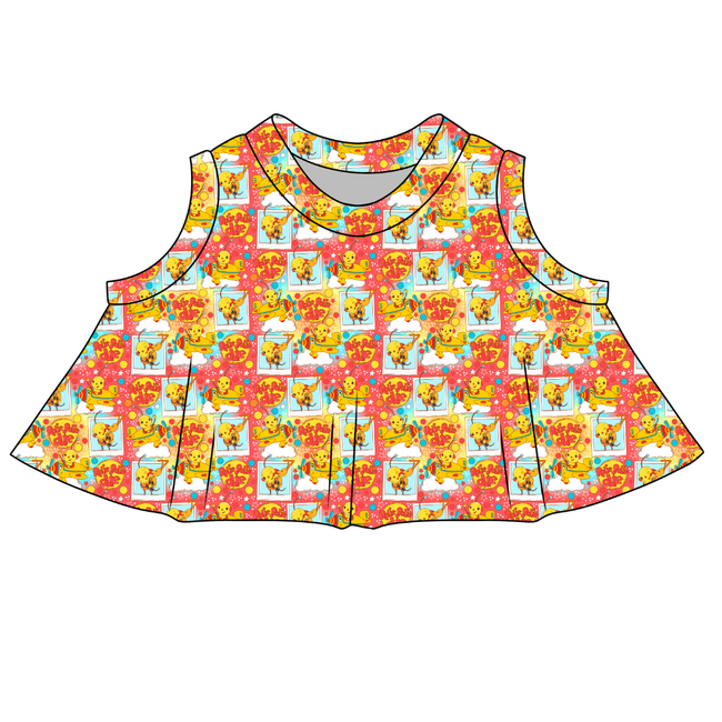 Retro Robot Adventures Millie Swing Top Knit - PRE ORDER