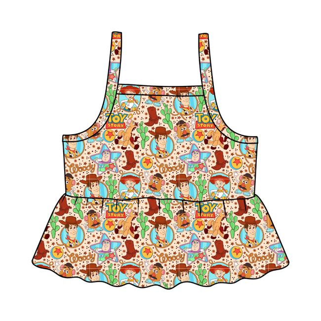 Howdy Partner Tootsie Peplum Tank Knit - PRE ORDER