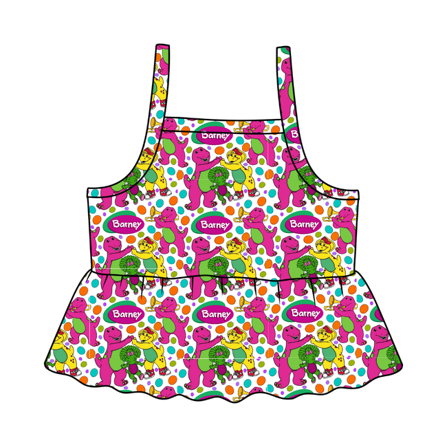 Gumdrops Tootsie Peplum Tank Knit - PRE ORDER
