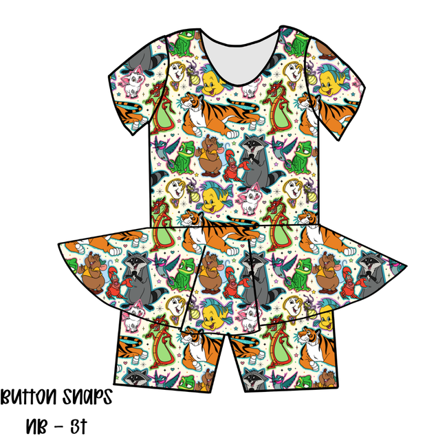 Sidekicks Haven Skirted Romper - Knit - Pre Order