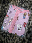 106. PRINCESS SHORTIE SLEEPER - BAMBOO - 0/3M