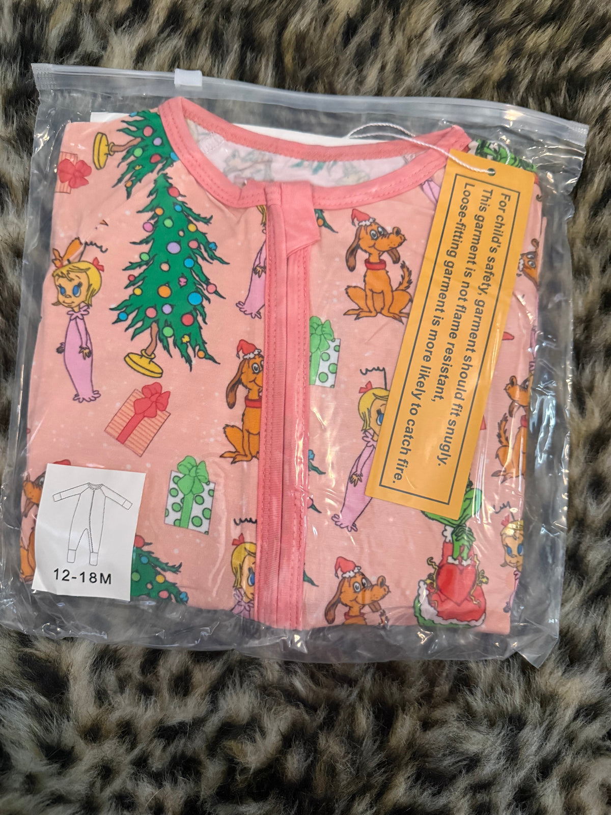Mean Green & Cin - Dreamland Long Sleeve Sleeper - Bamboo - Ready to Ship Christmas