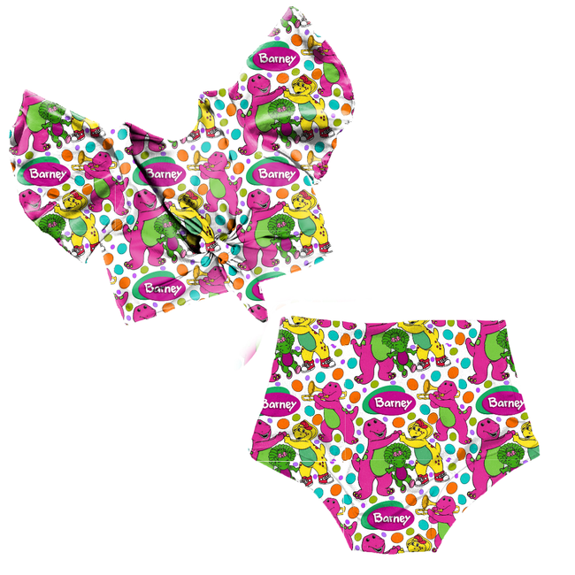 Gumdrops Flutter Sleeve Two-Piece Swim - Pre Order