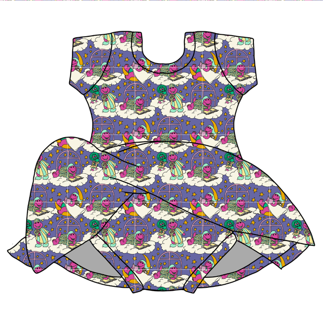 Sweet Dreams - Chic Short sleeve Skirted Leotard Knit - PRE ORDER