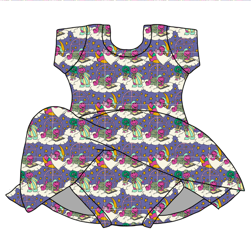 Sweet Dreams - Charming Short Sleeve Skirted Leotard - PRE ORDER