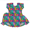 Wind Color - Chic Short sleeve Skirted Leotard Knit - PRE ORDER