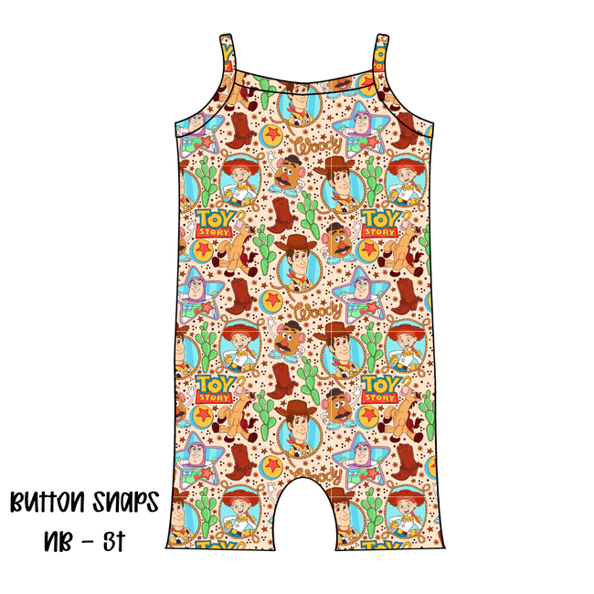 Howdy Partner Doll Tank Romper Knit - PRE ORDER