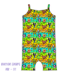 Cartoons Phoenix Tank Romper - Knit - Pre Order