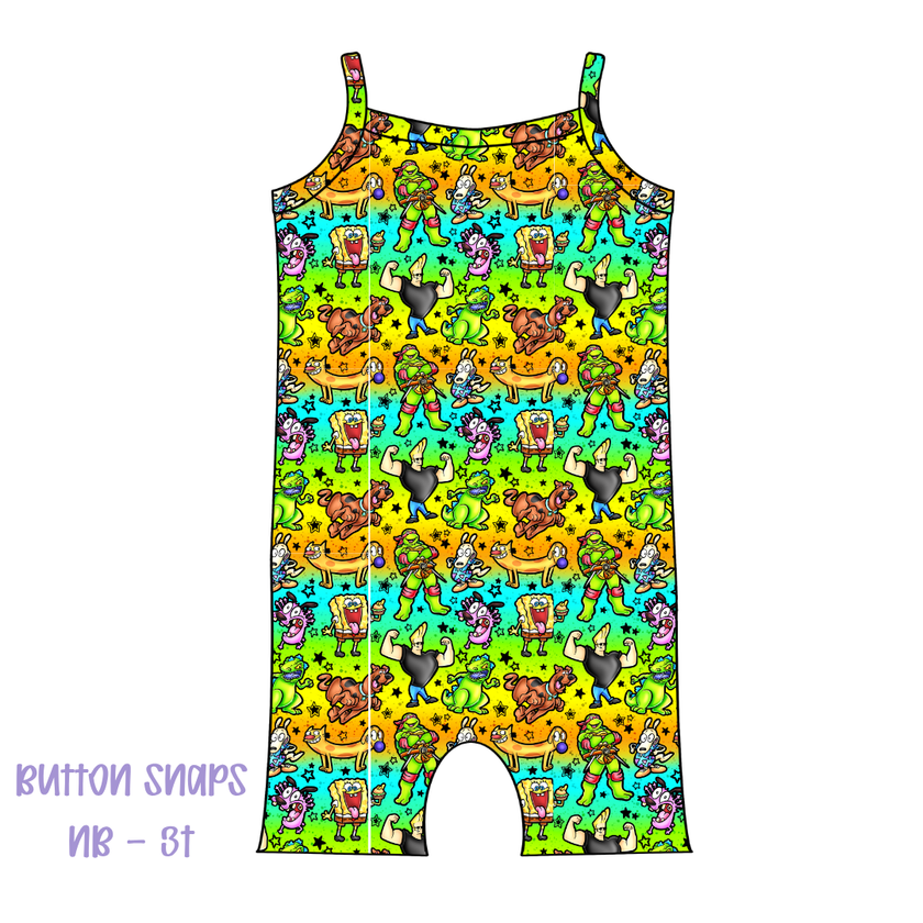 Cartoons Phoenix Tank Romper - Knit - Pre Order