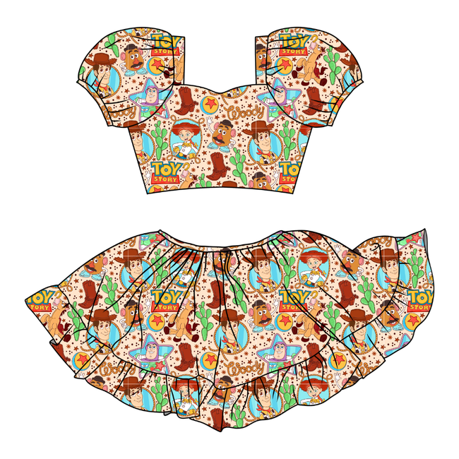 Howdy Partner Starlet Skirt Set Knit - PRE ORDER