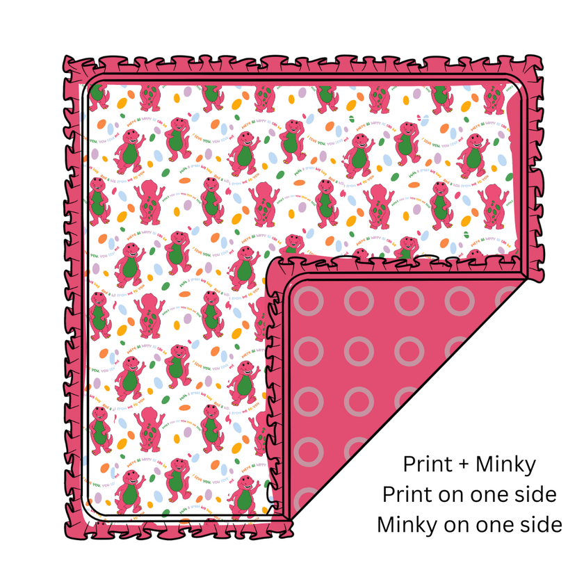 Dino Vintage Sheet - Enchanted Blanket Knit - PRE ORDER