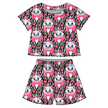Such a Lady Orchid Ruffle Short Sleeve Short Set Bamboo - PRE ORDER