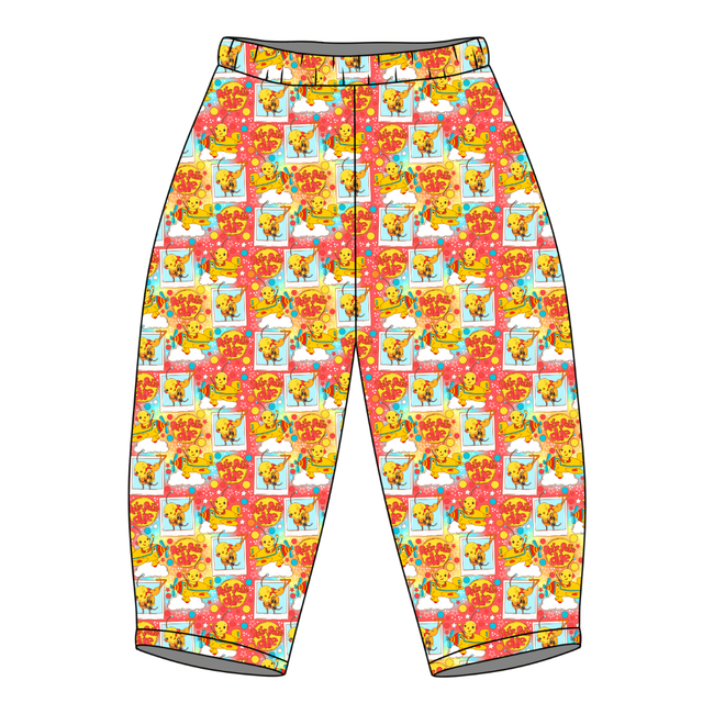 Retro Robot Adventures Bubs Bubble Pants Knit - PRE ORDER