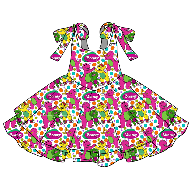Gumdrops Rio Shoulder Tie Dress - Knit - Pre Order