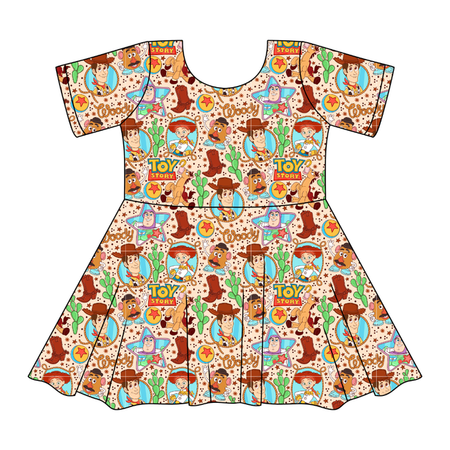 Howdy Partner SIERRA - KNIT TWIRL DRESS - PRE ORDER
