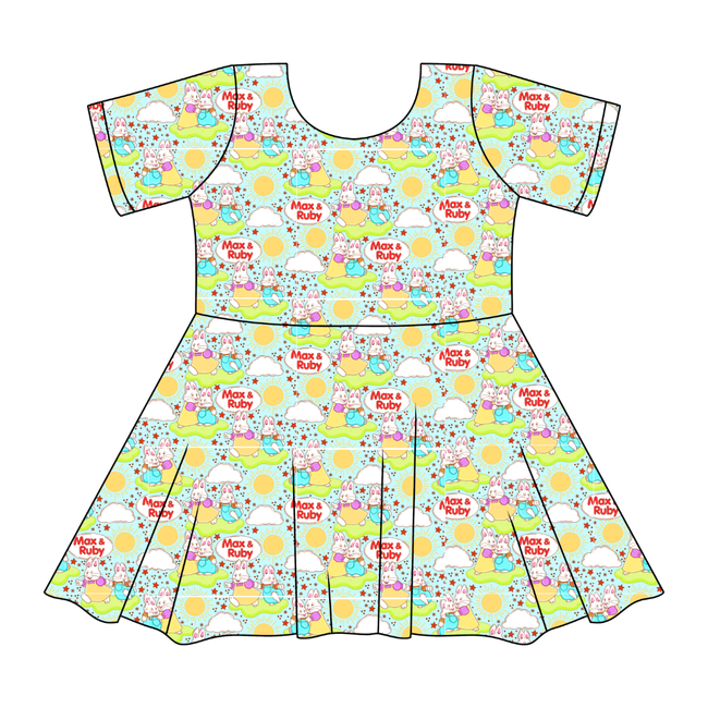 Sunny Bunny Days SIERRA - KNIT TWIRL DRESS - PRE ORDER