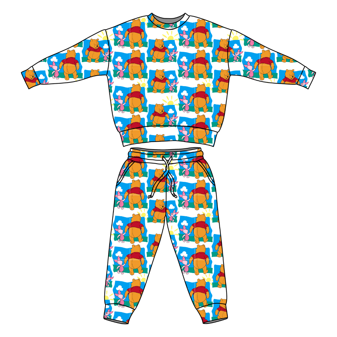 Best Friends Flex Long Sleeve Jogger Set - PRE ORDER