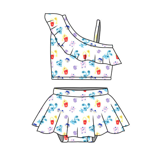 Clue One Shoulder Two-Piece Swim - Pre Order