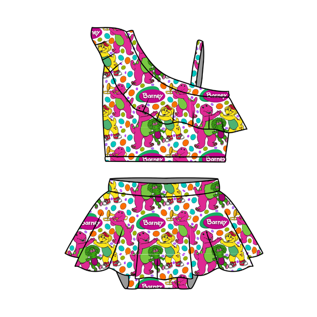Gumdrops One Shoulder Two-Piece Swim - Pre Order