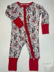 HEELER XMAS - DREAMLAND LONG SLEEVE SLEEPER - BAMBOO
