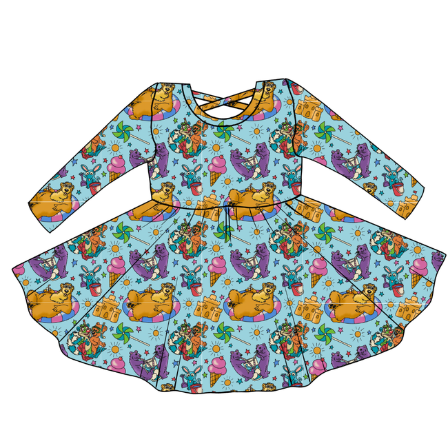 Smells Like Summer Violet Cross Back Long Sleeve Knit - PRE ORDER