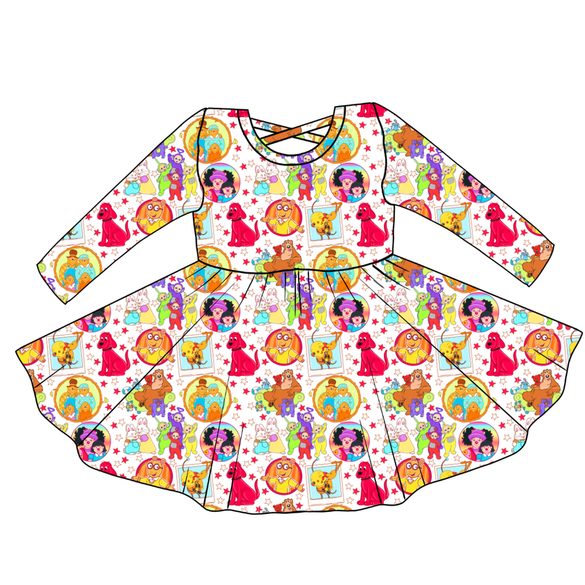 After School Besties Violet Cross Back Long Sleeve Knit - PRE ORDER