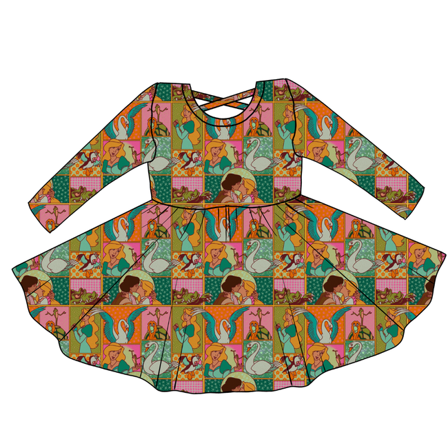 Swan Violet Cross Back Long Sleeve Knit - PRE ORDER