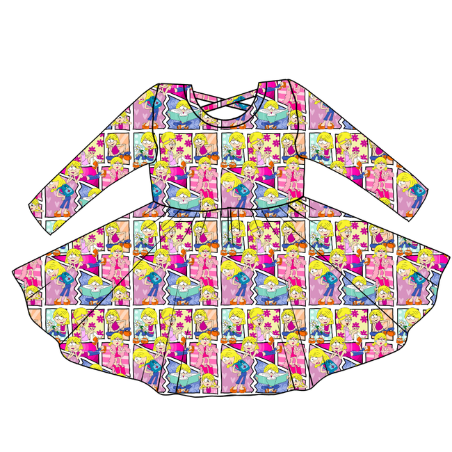 Lizzie Violet Cross Back Long Sleeve Knit - PRE ORDER